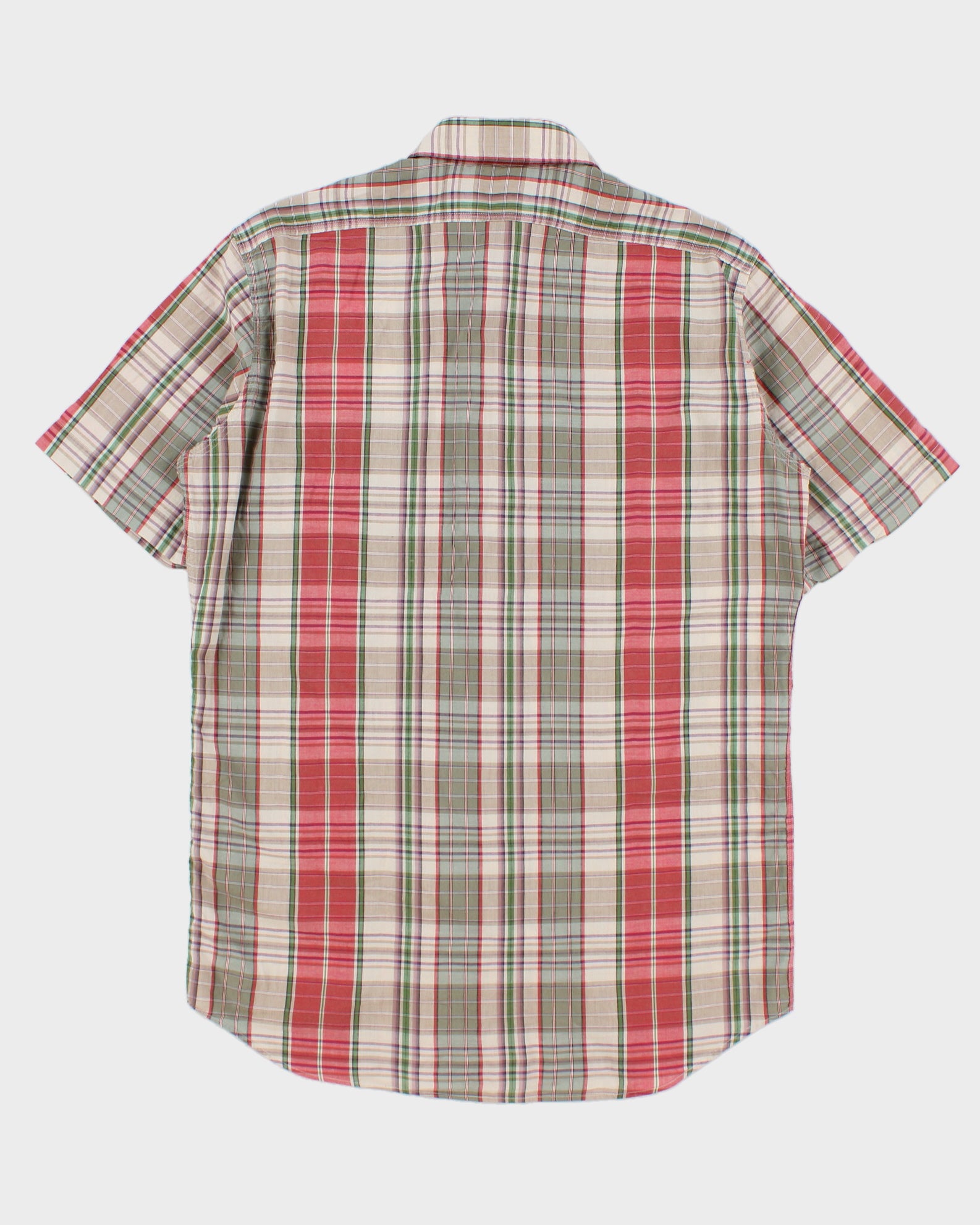 Vintage Y2K 00s Polo Ralph Lauren Plaid Short Sleeve Pocket Shirt - S