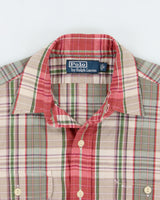 Vintage Y2K 00s Polo Ralph Lauren Plaid Short Sleeve Pocket Shirt - S