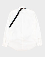 Dsquared2 White Harness Strap Slim Fit Long Sleeve Shirt - S