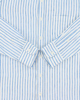 Vintage J.Crew Striped Baird Mcnutt Irish Linen Slim Fit Long Sleeve Shirt - M