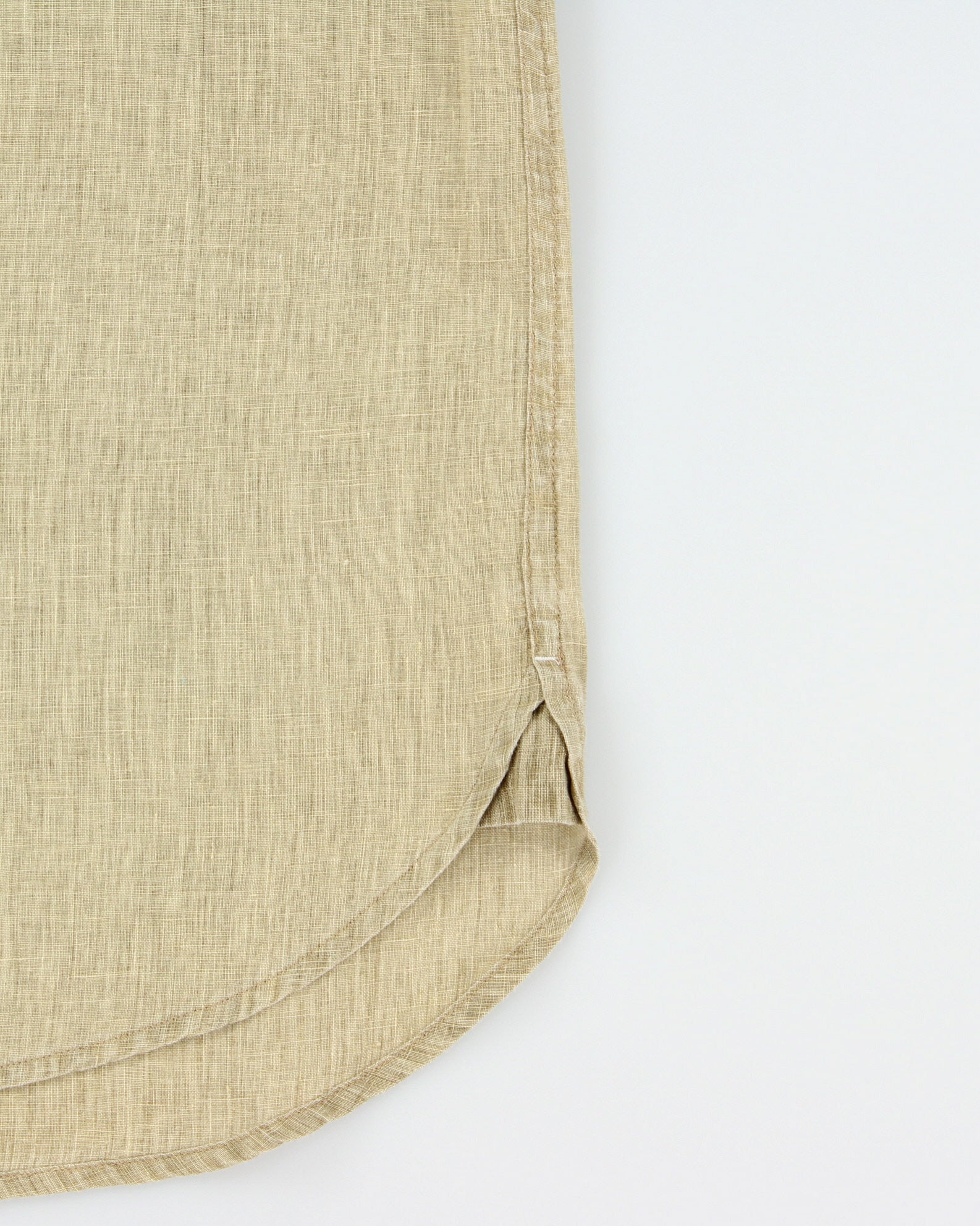 Vintage Y2K 00s Tommy Hilfiger Sage Ocean Wash Linen Regular Fit Short Sleeve Pocket Shirt - M