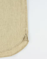 Vintage Y2K 00s Tommy Hilfiger Sage Ocean Wash Linen Regular Fit Short Sleeve Pocket Shirt - M