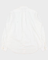 Vintage Y2K 00s Ralph Lauren White Classic Fit Long Sleeve Shirt - L