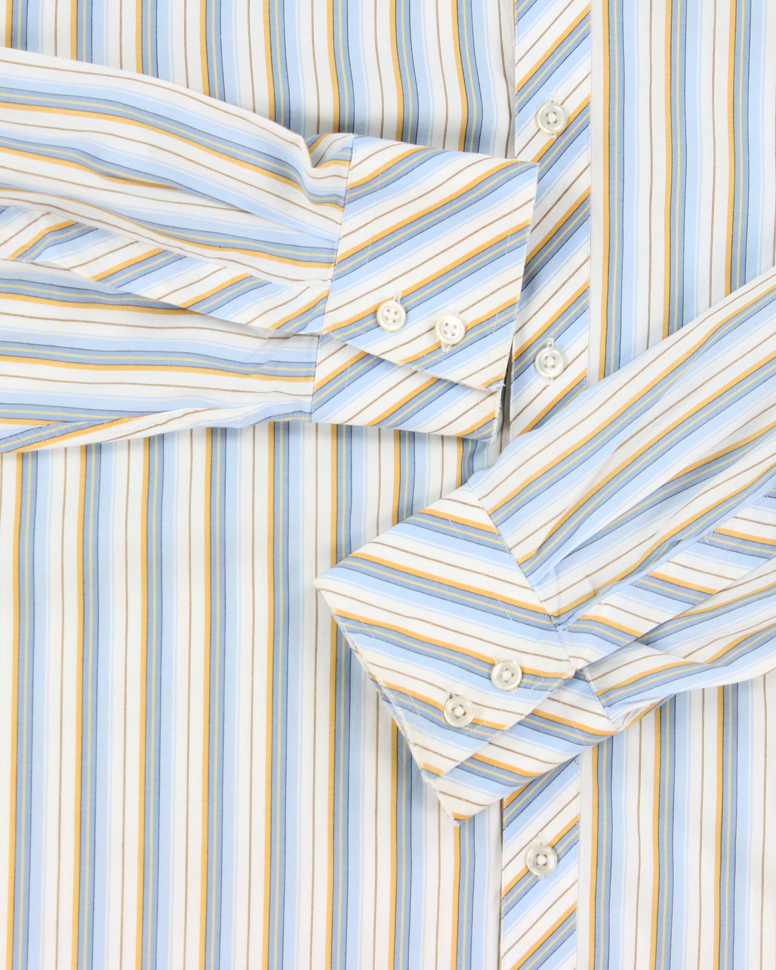 Vintage Y2K 00s Hugo Boss Striped Long Sleeve Formal Shirt - L