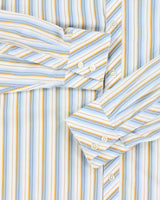 Vintage Y2K 00s Hugo Boss Striped Long Sleeve Formal Shirt - L