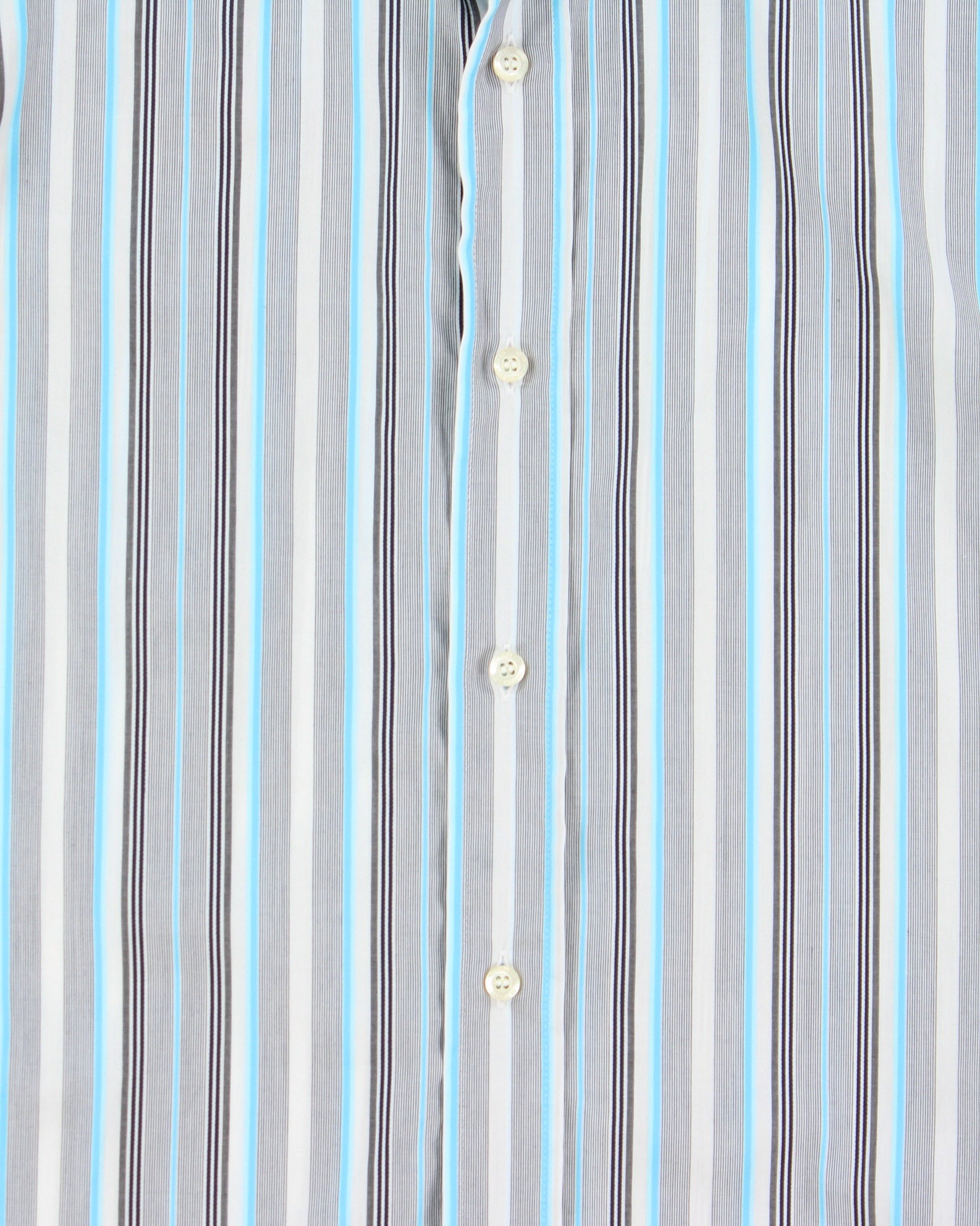 Vintage Y2K 00s Etro Striped Italian Made Long Sleeve Dress Shirt - M