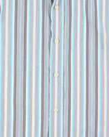 Vintage Y2K 00s Etro Striped Italian Made Long Sleeve Dress Shirt - M