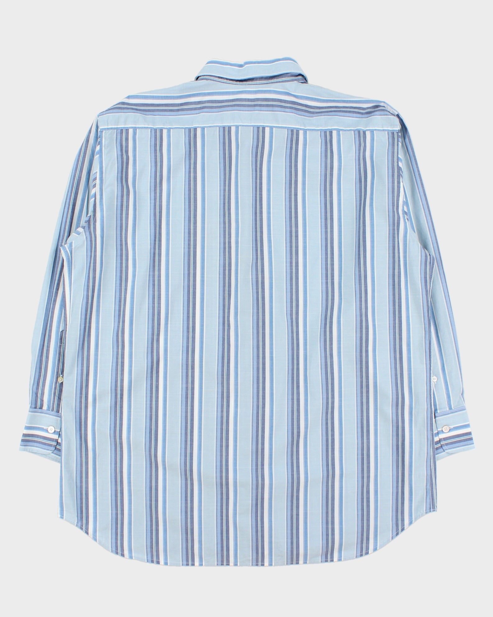 Vintage Y2K 00s Canali Striped Long Sleeve Formal Shirt - XXL