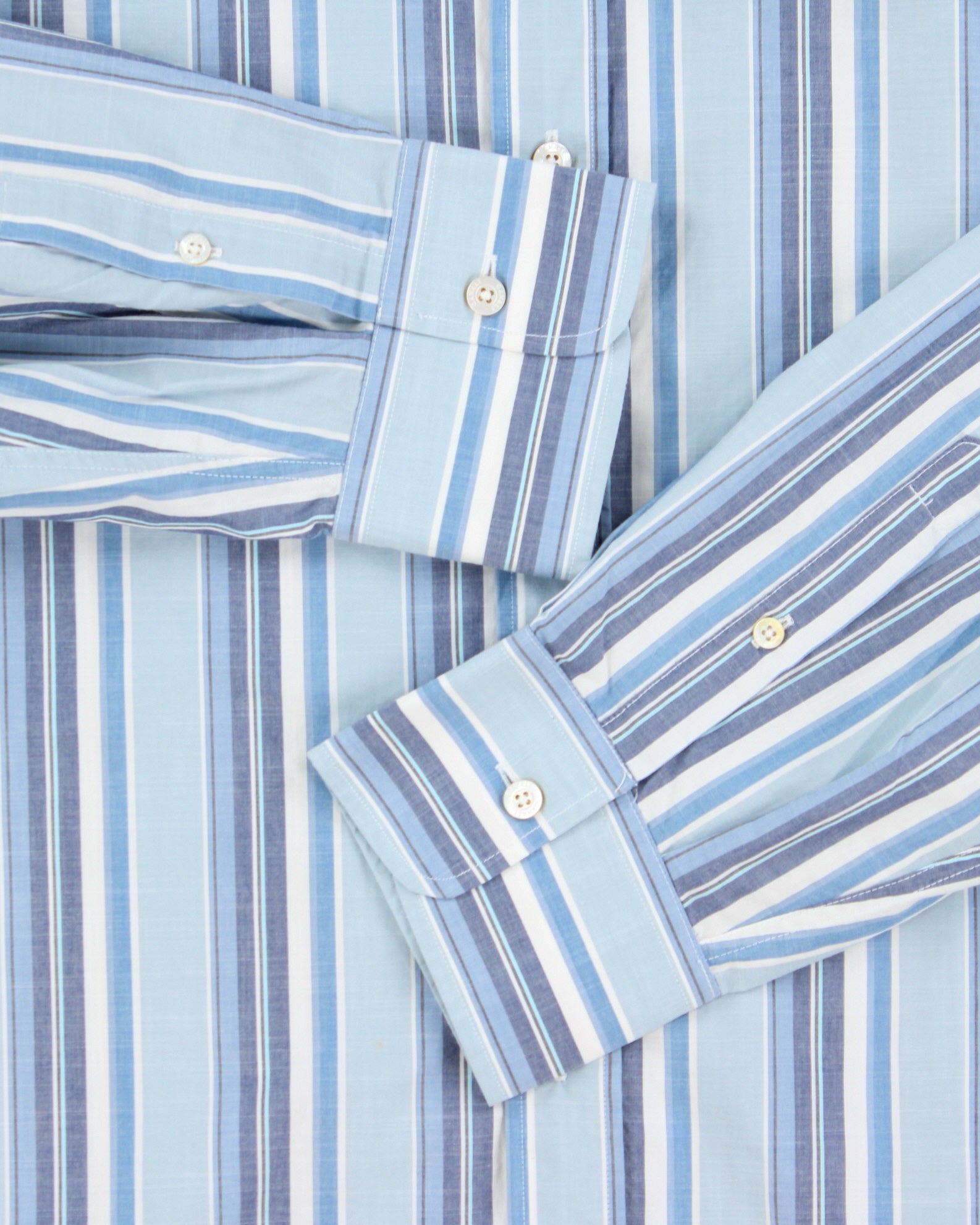 Vintage Y2K 00s Canali Striped Long Sleeve Formal Shirt - XXL