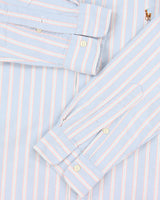 Vintage 1990s Ralph Lauren Yarmouth Striped Long Sleeve Oxford Shirt - M