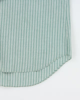 Vintage 1980s Jaeger Check Striped Made In Great Britain Long Sleeve Formal Shirt - L