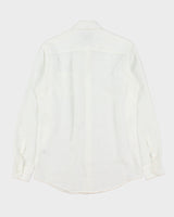 Vintage Y2K 00s Claiborne Ocean Wash Linen Slim Fit Long Sleeve Shirt - S