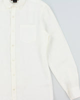 Vintage Y2K 00s Claiborne Ocean Wash Linen Slim Fit Long Sleeve Shirt - S