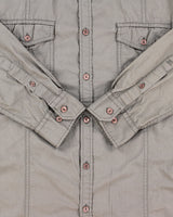 Vintage Y2K 00s Esprit Khaki Canvas Long Sleeve Utility Shirt - L
