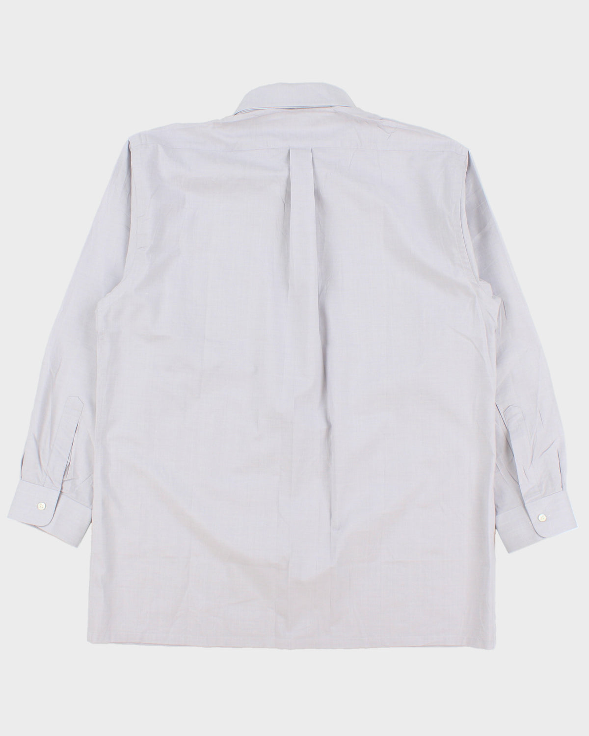 DSWT Vintage Christian Dior Monsieur Pale Grey Long Sleeve Formal Shirt - L