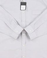 DSWT Vintage Christian Dior Monsieur Pale Grey Long Sleeve Formal Shirt - L
