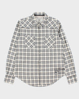Vintage Y2K 00s Guess Plaid Contrast Stitch Pearl Snap Button Long Sleeve Western Shirt - M