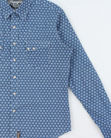 Vintage Wrangler Retro Premium Pearl Snap Button Long Sleeve Patterned Western Shirt - M