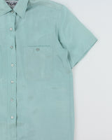 Vintage 1990s Pasha Silk Short Sleeve Shirt - S