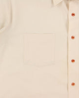 Vintage 1970s Wedgefield Cream Relaxed Fit Short Sleeve Pocket Shirt - L