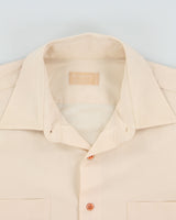 Vintage 1970s Wedgefield Cream Relaxed Fit Short Sleeve Pocket Shirt - L