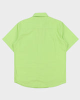 Vintage Y2K 00s Britches Lime Short Sleeve Panel Pocket Shirt - M