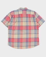 Vintage Eddie Bauer Striped Relaxed Fit Short Sleeve Pocket Shirt - L