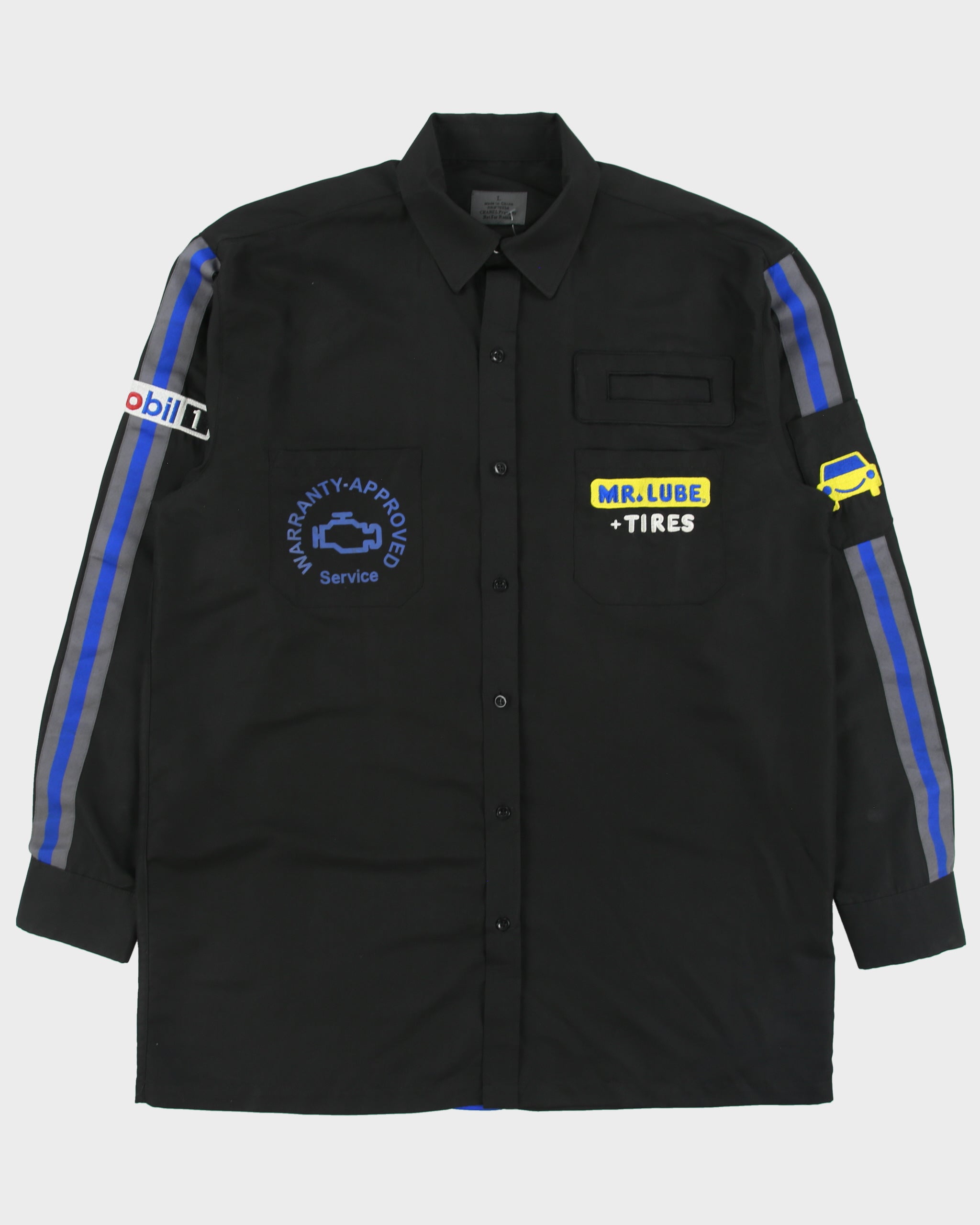 Vintage Mr. Lube + Tires Garage Long Sleeve Workwear Shirt - L