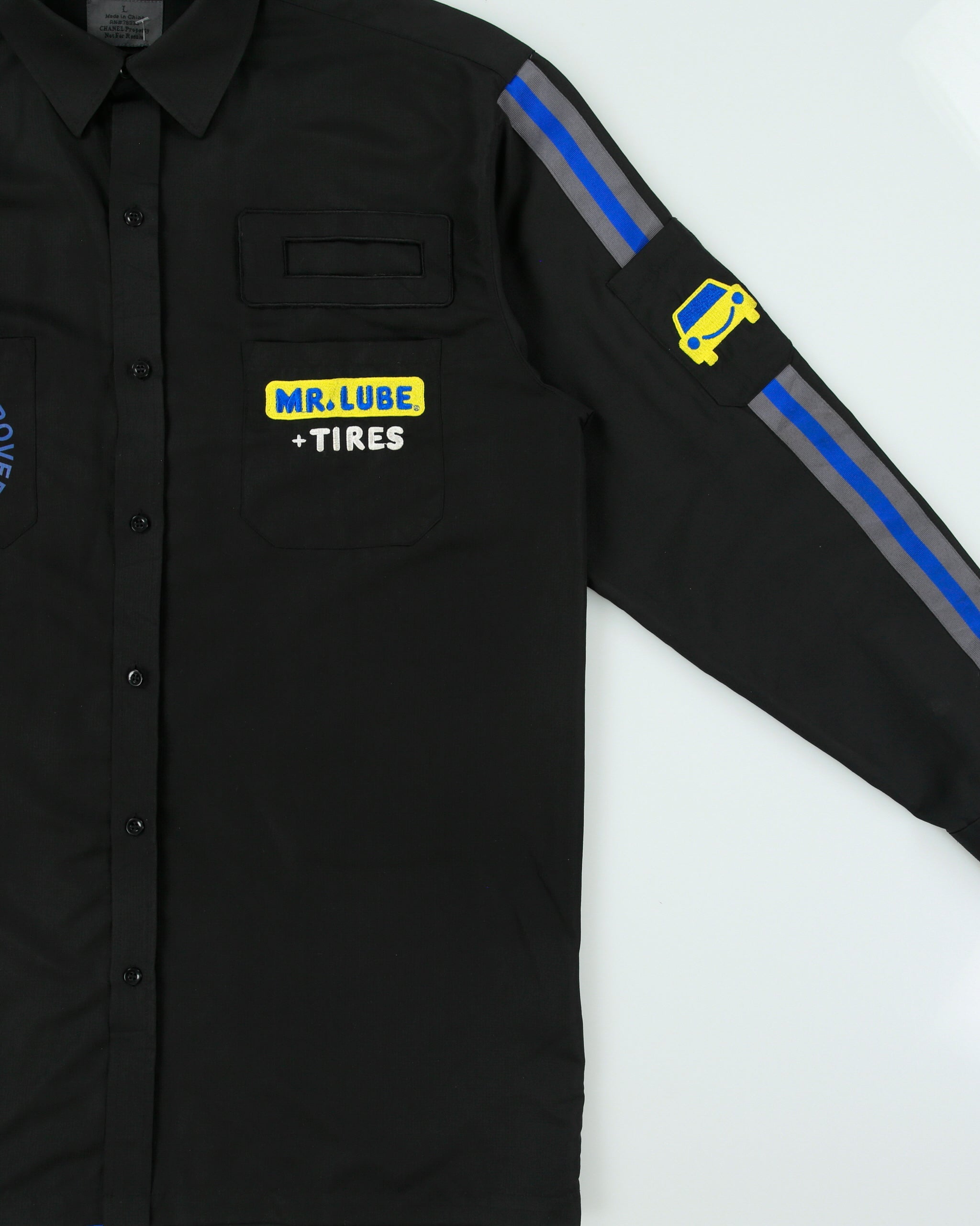 Vintage Mr. Lube + Tires Garage Long Sleeve Workwear Shirt - L
