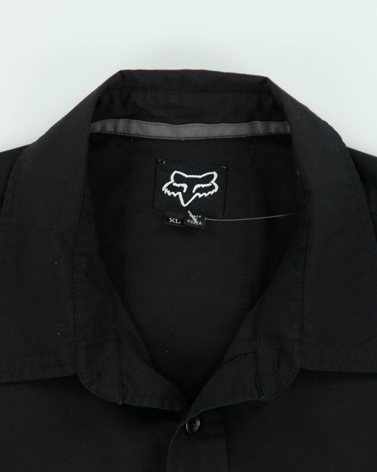 Vintage Y2K 00s Fox Racing Embroidered Short Sleeve Moto X Zip Pocket Shirt - XL