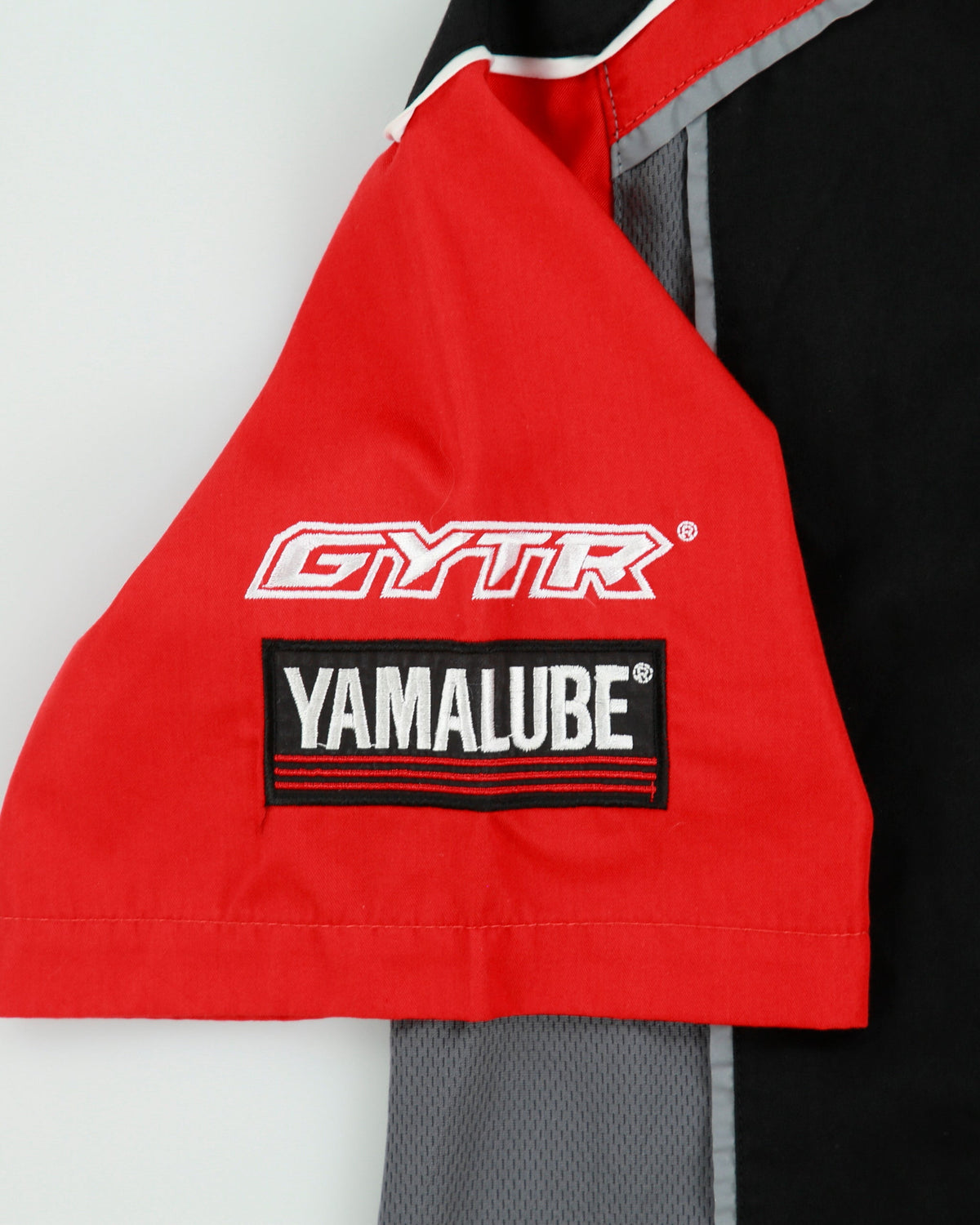 Vintage Y2K 00s Yamaha Racing Embroidered 3M Moto GP Short Sleeve Pit Crew Shirt - S