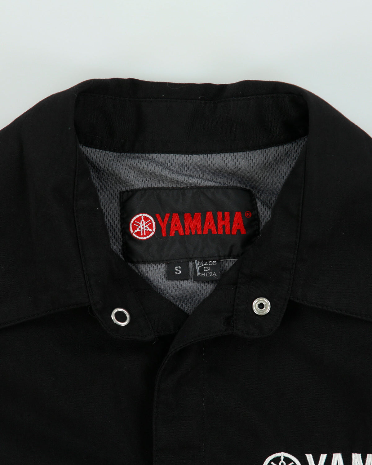 Vintage Y2K 00s Yamaha Racing Embroidered 3M Moto GP Short Sleeve Pit Crew Shirt - S