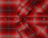 Vintage Y2K 00s Ely Cattleman Plaid Pearl Snap Button Long Sleeve Western Shirt - M