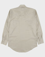 Vintage Y2K 00s Roper Pattern Striped Pearl Snap Button Long Sleeve Western Shirt - S