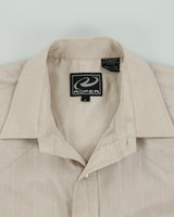 Vintage Y2K 00s Roper Pattern Striped Pearl Snap Button Long Sleeve Western Shirt - S
