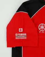 Vintage Y2K 00s Yamaha Factory Racing Riverside Embroidered Made In Canada Short Sleeve Pit Crew Shirt - XL