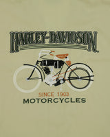 Vintage Y2K 00s Harley Davidson Sage Embroidered Short Sleeve Bowling Shirt - XL