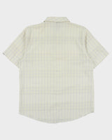 Vintage Y2K 00s REEF Skatewear Tattersall Check Short Sleeve Patterned Shirt - M
