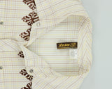 Vintage Y2K 00s REEF Skatewear Tattersall Check Short Sleeve Patterned Shirt - M