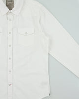 Vintage Y2K 00s Guess Pattern Striped Pearl Snap Button Western Slim Fit Long Sleeve 'Austin' Shirt - L