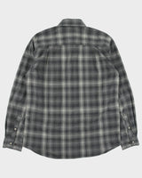 Vintage Carhartt Rugged Flex Plaid Pearl Snap Button Regular Fit Long Sleeve Workwear Shirt - M