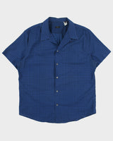 Vintage Y2K 00s Paul Smith PS Patterned Short Sleeve Cuban Collar Shirt - L