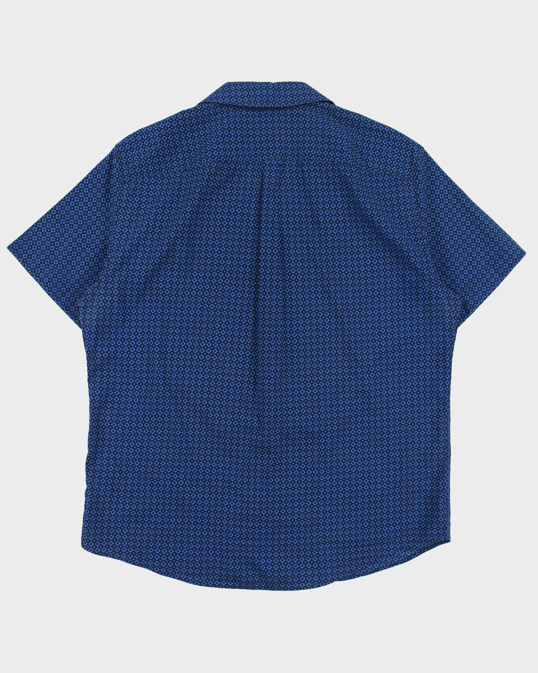 Vintage Y2K 00s Paul Smith PS Patterned Short Sleeve Cuban Collar Shirt - L