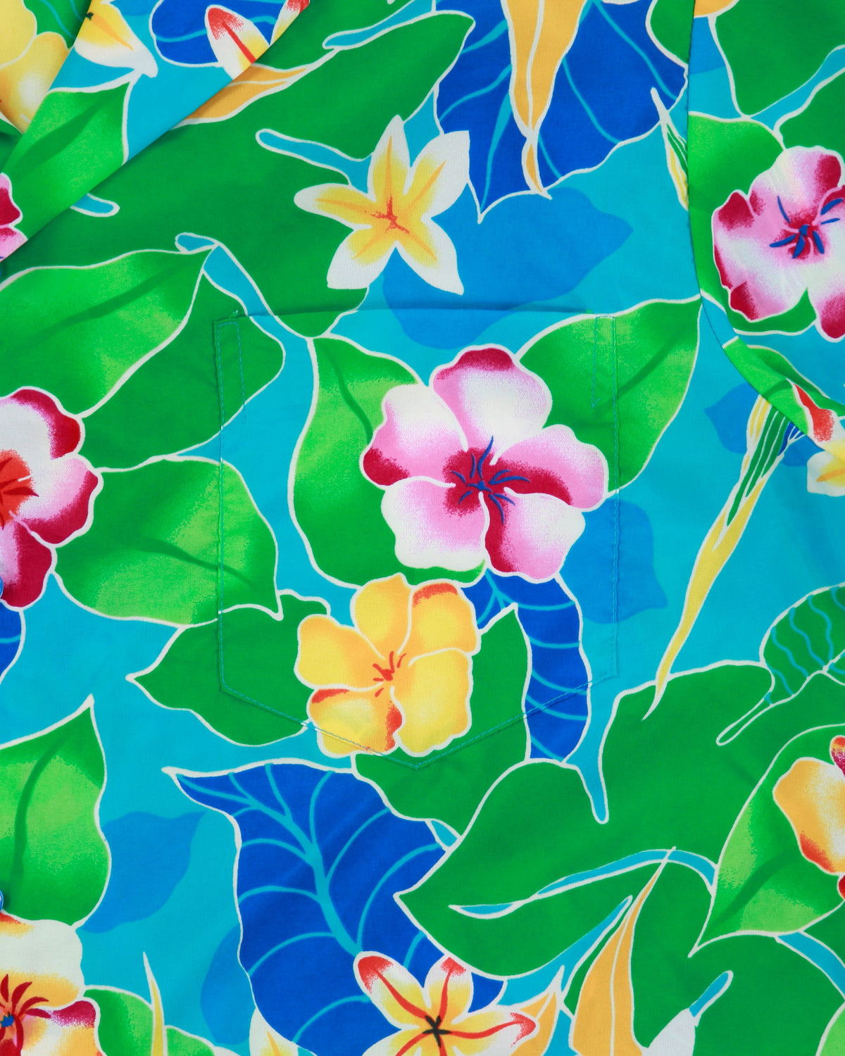 Vintage 1980s Hilo Hattie Tropical Hand Finished Made In Hawaii USA Hawaiian Aloha Shirt - S