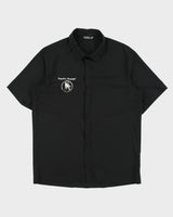Arc'teryx Black Skyline SS Pacific Ropes Soft Shell Snap Button Short Sleeve Technical Shirt - M