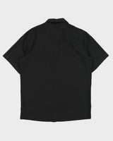 Arc'teryx Black Skyline SS Pacific Ropes Soft Shell Snap Button Short Sleeve Technical Shirt - M