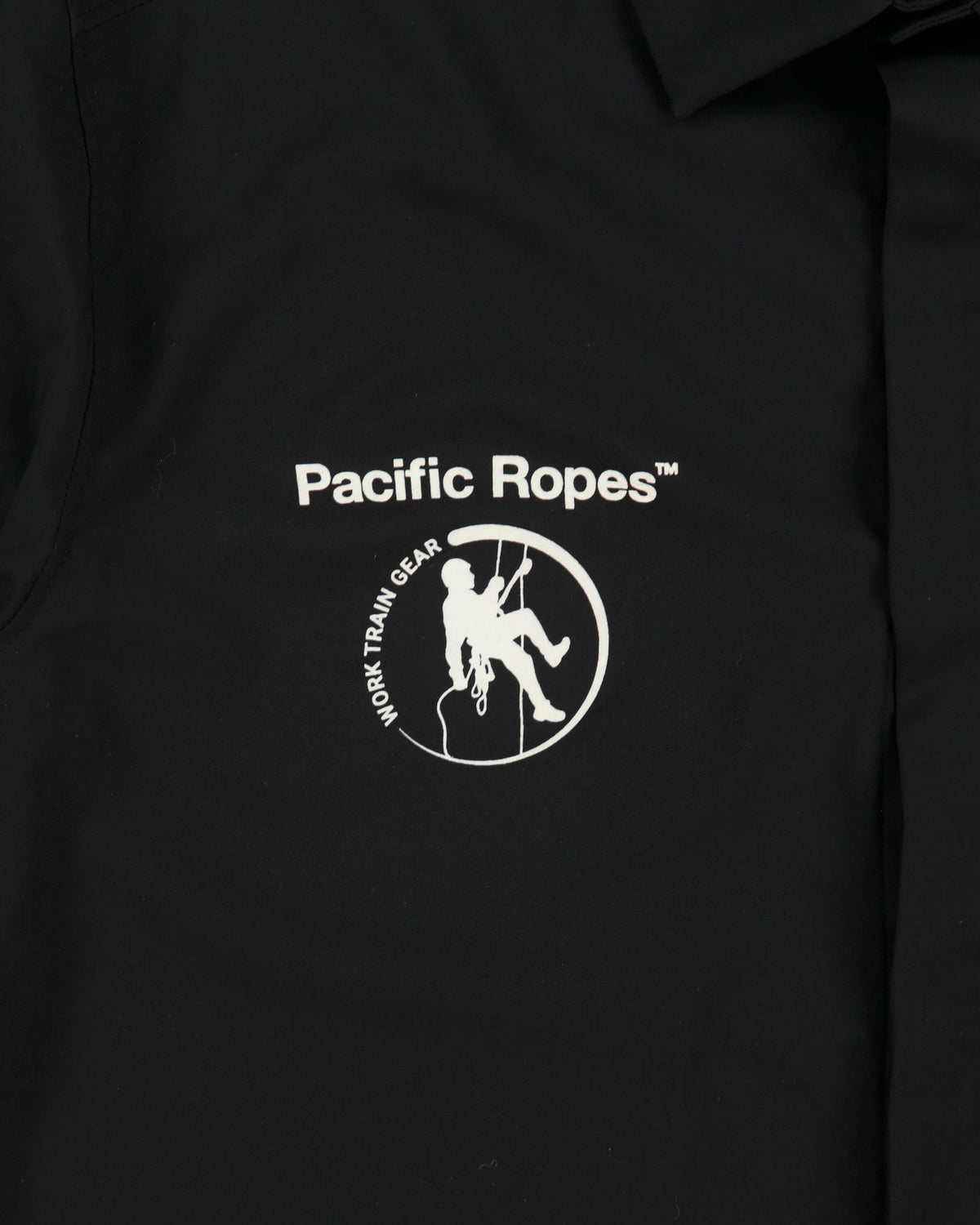 Arc'teryx Black Skyline SS Pacific Ropes Soft Shell Snap Button Short Sleeve Technical Shirt - M