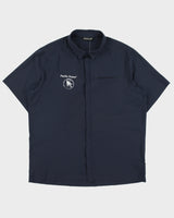Arc'teryx Navy Skyline SS Pacific Ropes Snap Button Soft Shell Short Sleeve Technical Shirt - XL
