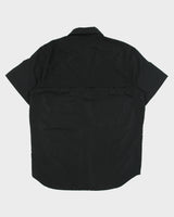 Merrell Black Mesh Lined Soft Shell Short Sleeve Hiking Shirt - M
