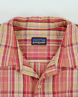 Vintage Y2K 00s Patagonia Organic Plaid Relaxed Fit Short Sleeve Shirt - L